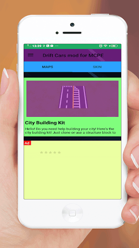 Drift Cars mod for MCPE