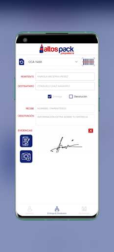 CIMAA Delivery PLUS Screen 2