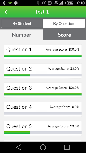 Quick Key - Mobile Grading App Screen 3