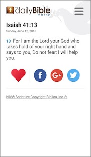 Daily Bible Verse Screenshot