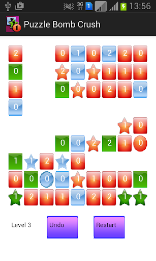 puzzle bomb crush Screen 2