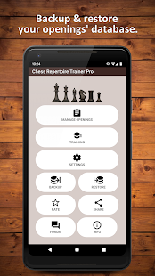 Snímek obrazovky Chess Openings Trainer Pro