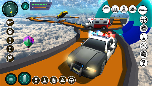Kids Car Stunts Race Game Screen 2