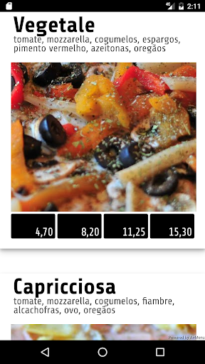 Presto Pizza Delivery Screen 2