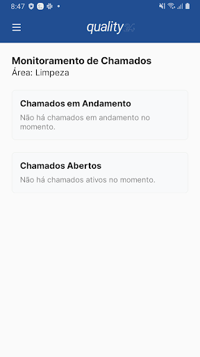Android application Quality24 - Monitor de Chamado screenshort