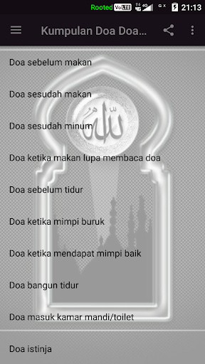 Kumpulan Doa Sehari hari Islam