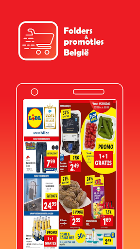 Android application Folders & promoties België screenshort