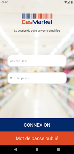 Android application GesMarket screenshort