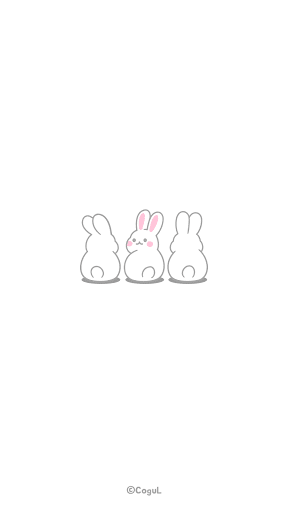 Android application 카카오톡 테마 - 토토실 토끼_소프트화이트 screenshort