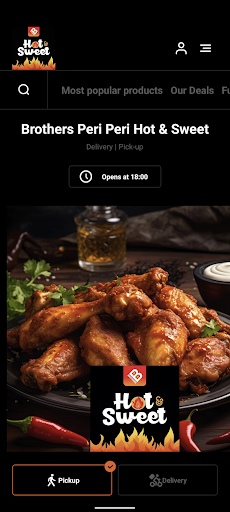 Android application Brothers Peri Peri Hot & Sweet screenshort