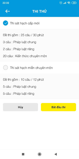 CCXD - Ôn thi chứng chỉ hành n Screen 3