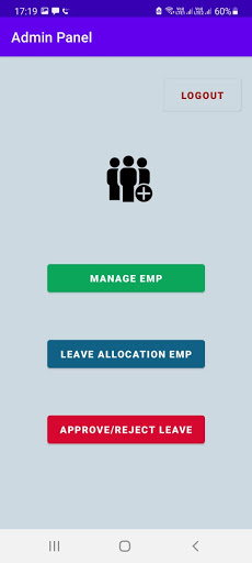 Android application DEMS (District Employee Manage screenshort