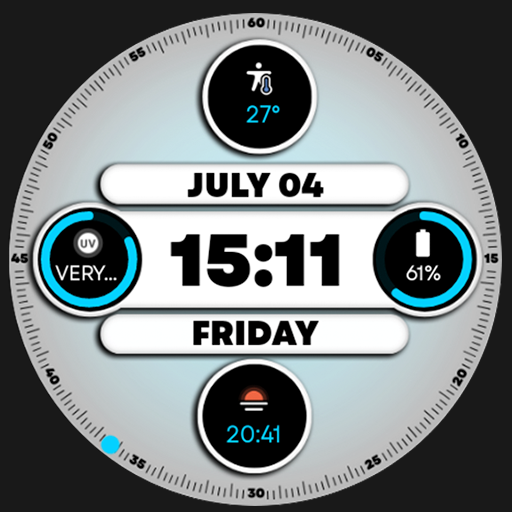 Night 107 - watch face Download on Windows