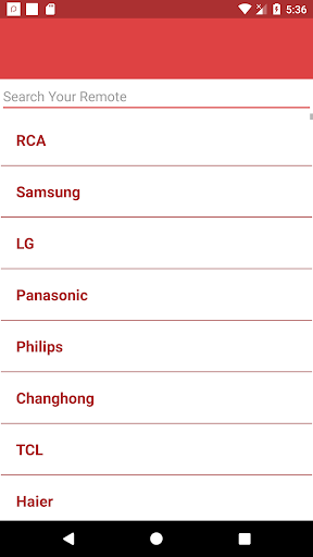 RCA Universal Remote Screen 2