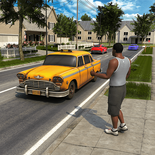 Real Taxi Driving: Taxi Games