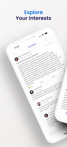 Android application Candor screenshort