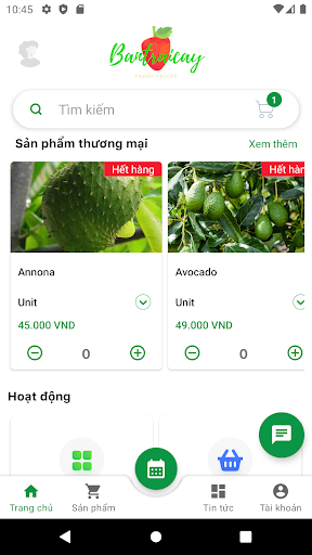 Android application Enet Shop screenshort