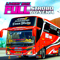 Livery Bus Full Strobo dan Full Boneka