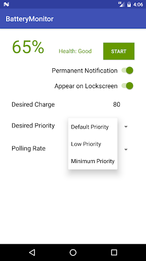 Simple Battery Monitor Screen 3
