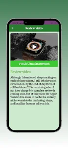 VWAR Ultra SmartWatch Guide