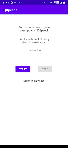 IQSpeech Screen 2