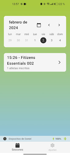 Fitizens Athlete Screen 2
