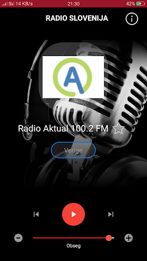 Radio Slovenija Screen 2
