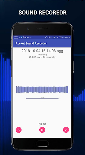 Rocket Sound Recorder Screen 2