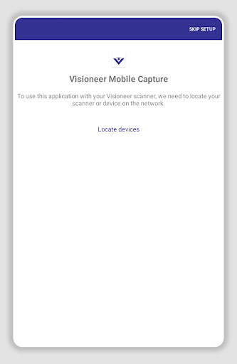 Android application Visioneer Mobile Capture screenshort