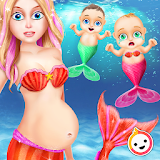 Mermaid Pregnancy Surgery ER Emergency icon