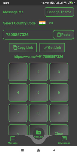 Without saving number-text Screen 2
