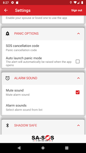 SA-SOS Screenshot