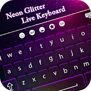 Neon Glitter Live Keyboard
