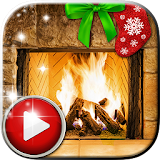 Christmas Fireplace Wallpaper icon