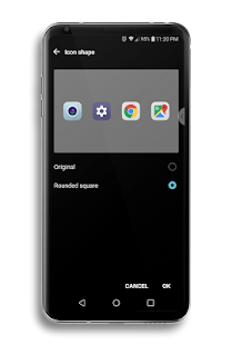 Echo Theme for LG V30 & LG G6 Tangkapan layar