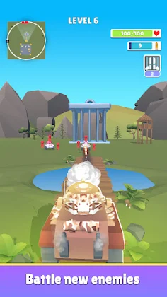 Castle Defender :Machine Gun3D - Screenshot 4