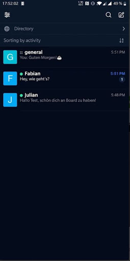YellowChat Screen 2