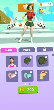 #3. Girl Runner Challenge 3D (Android) By: NaosPan