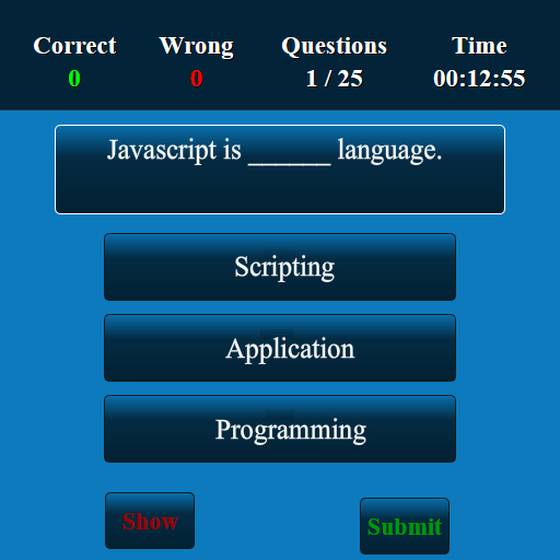 PHPTest MCQ Screen 2