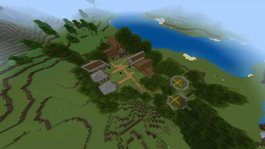 の村の地図 Minecraft PE
