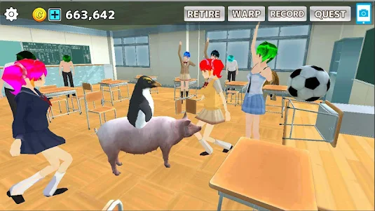 Animal School Simulator. girls