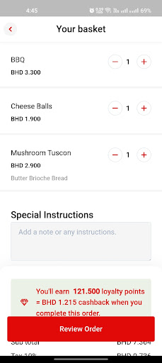 Toastify - Bahrain Screen 3