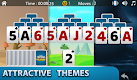 screenshot of Tripeaks Solitaire Card Game