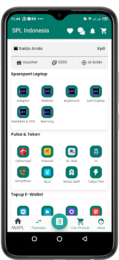 Android application SPL Indonesia screenshort