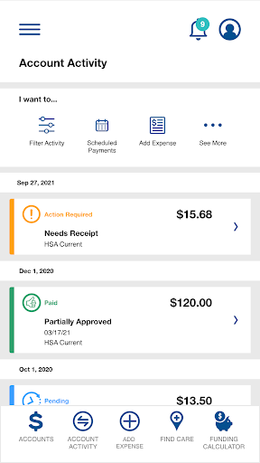 Android application MyWorkSmartFlex screenshort