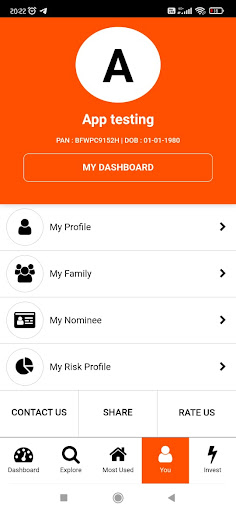 Android application Money Mantra screenshort