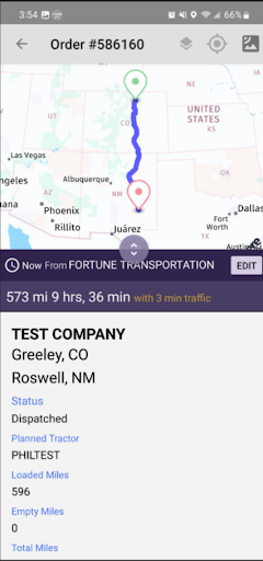 Fortune Driver Connect Screen 3