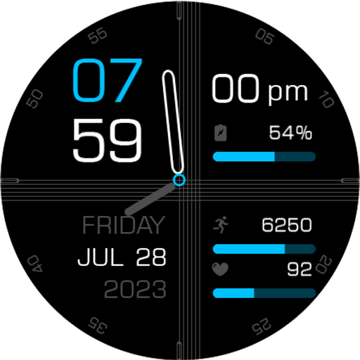 Key084 Analogue Watch Face Auf Windows herunterladen