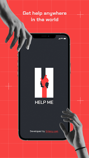 Android application Help Me screenshort