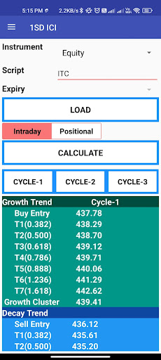 Android application SF 1SD ICI screenshort